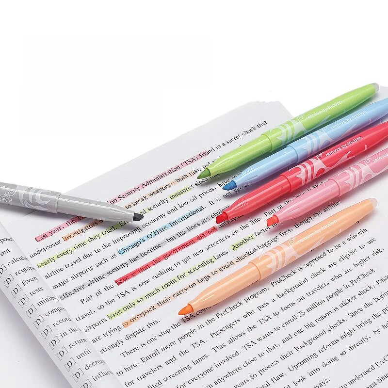 18 värvi komplekt Pilot Natural SFL-10SL Frixion Erasable Highlighter pastellvärvi fluorestseeruv marker pliiats 18 värvi