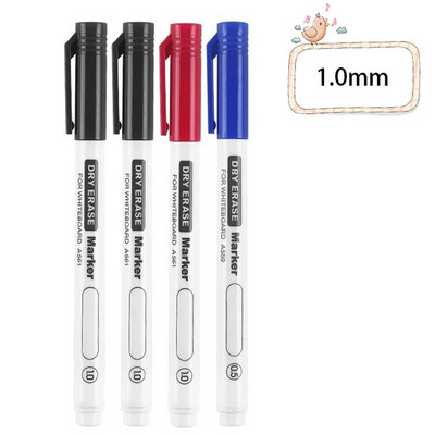 4 τεμάχια/σετ 0,5/0,7 mm Dry Erase Μαρκαδόροι Λευκού Πίνακα Στυλό με δυνατότητα διαγραφής στυλό Γραφείο Σχολική επιστολή Έξτρα λεπτή συμβουλή Προμήθειες τάξης