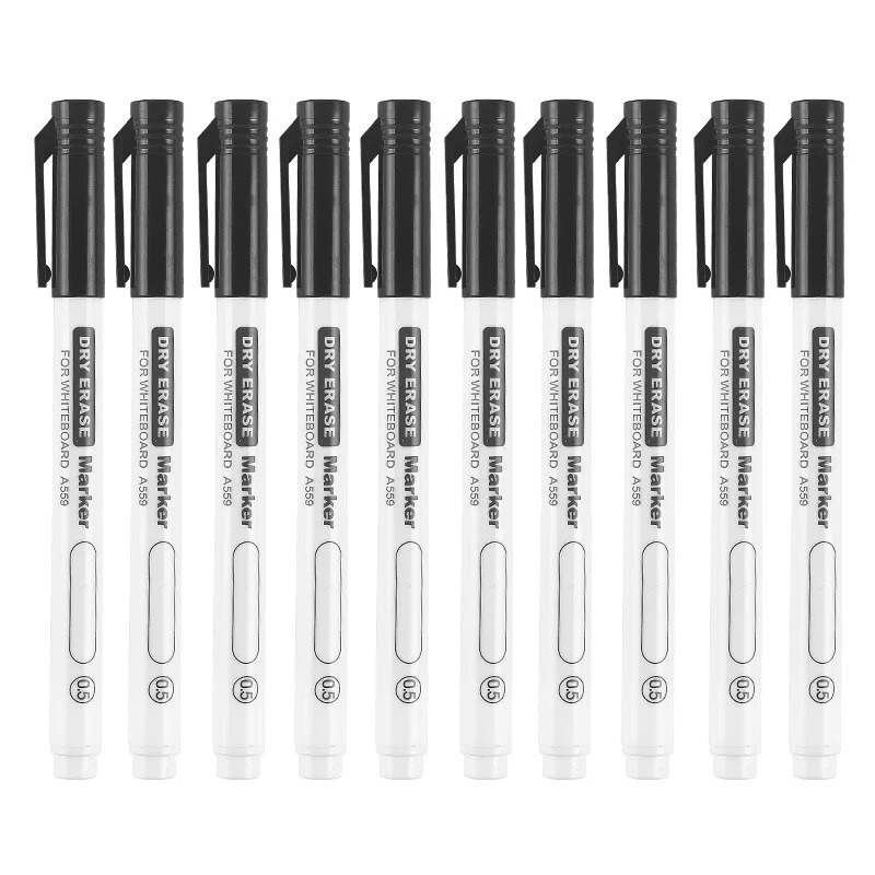 4 τεμάχια/σετ 0,5/0,7 mm Dry Erase Μαρκαδόροι Λευκού Πίνακα Στυλό με δυνατότητα διαγραφής στυλό Γραφείο Σχολική επιστολή Έξτρα λεπτή συμβουλή Προμήθειες τάξης