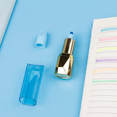 Ellen Brook 1 PCS Highlighter Lovely Cartoon Cute Lipstick Paint Μαρκαδόρος Στυλό Σχολικό Γραφείο Γραφείο Γραφείου Προμήθειες