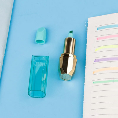 Ellen Brook 1 PCS Highlighter Lovely Cartoon Cute Lipstick Paint Μαρκαδόρος Στυλό Σχολικό Γραφείο Γραφείο Γραφείου Προμήθειες