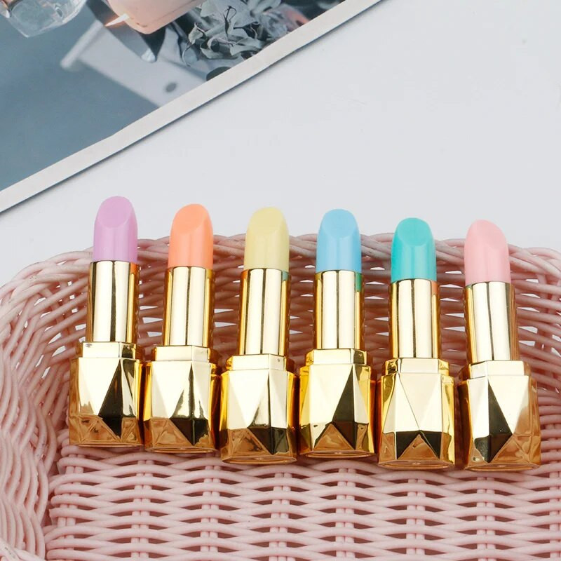 Ellen Brook 1 PCS Highlighter Lovely Cartoon Cute Lipstick Paint Μαρκαδόρος Στυλό Σχολικό Γραφείο Γραφείο Γραφείου Προμήθειες