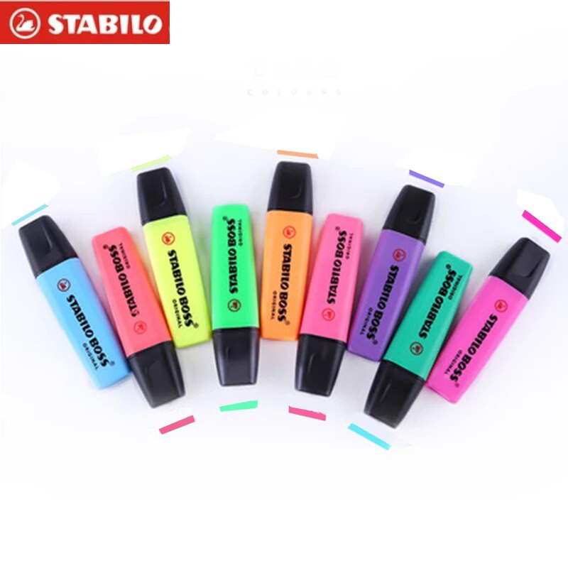 1 τεμ. Γερμανία Stabilo Highlighter Στυλό Χρώμα Μαρκαδόρος Πινακίδες Focus Notes Στυλό Χαριτωμένα επιστολόχαρτα υψηλής χωρητικότητας канцелярия