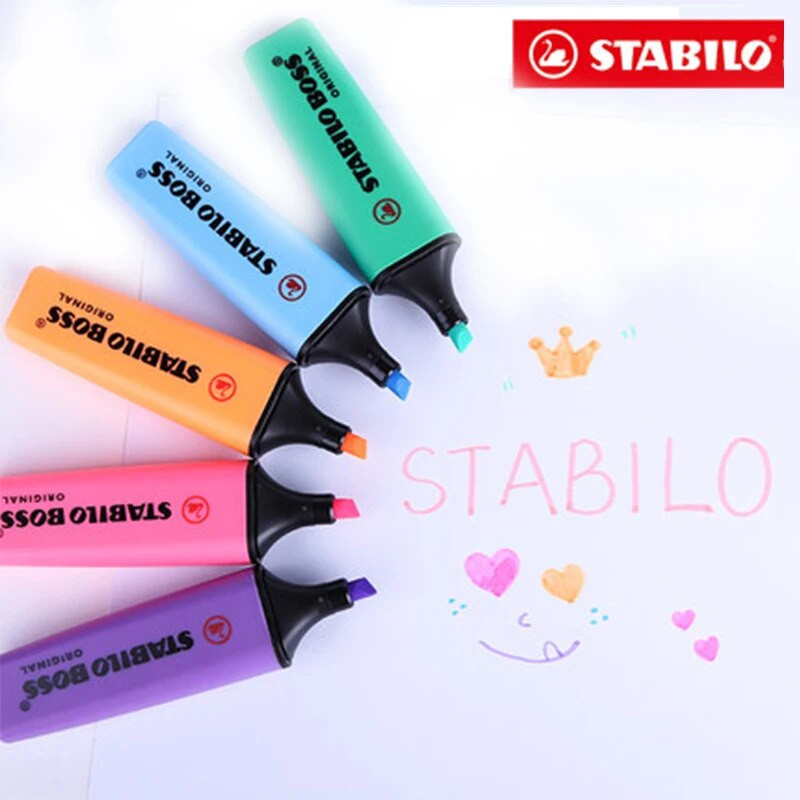 1 τεμ. Γερμανία Stabilo Highlighter Στυλό Χρώμα Μαρκαδόρος Πινακίδες Focus Notes Στυλό Χαριτωμένα επιστολόχαρτα υψηλής χωρητικότητας канцелярия