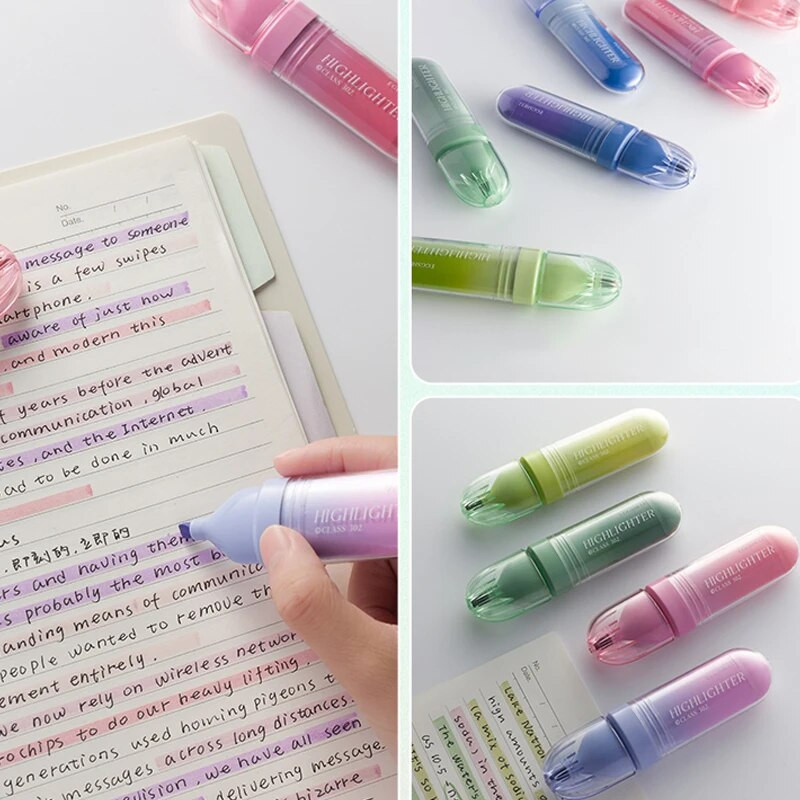 Μαρκαδόρο επισήμανσης, Μαρκαδόρος με μύτη με σμίλη, Αισθητικός δείκτης επισήμανσης, Γρήγορο στέγνωμα, χωρίς αιμορραγία, για σημειώσεις μελέτης της Αγίας Γραφής Σχολικό Γραφείο