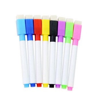 THE9 Маркер за бяла дъска Истинско цветно мастило Химикалки за бяла дъска Лесни за изтриване Детски канцеларски материали Подарък Изтриваеми маркери