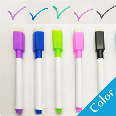 Marcator pentru tablă albă, cu cerneală adevărată, colorată, pixuri albe, ușor de șters, pentru papetărie pentru copii, cadou, markere ștersabile