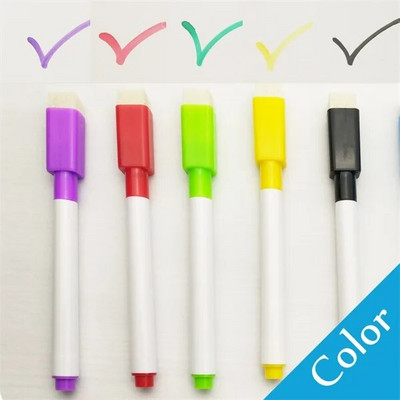 Marcator pentru tablă albă, cu cerneală adevărată, colorată, pixuri albe, ușor de șters, pentru papetărie pentru copii, cadou, markere ștersabile