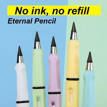 Eternal Pencil Unlimited Writing No Ink Pencils For Writing Art Sketch Stationery Σχολικά προμήθειες στυλό Kawaii