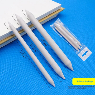 3/6 τμχ/σετ Blending Smudge Stump Stick Tortillon Sketch Art White Drawing Charcoal Sketcking Tool Rice Paper Stick artist Supplies