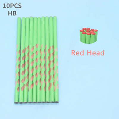 10τμχ Ξύλινο μολύβι Groove Triangle HB Μολύβι Διόρθωσης Στάσης Σχολικό Γραφείο Γραφείο Επαγγελματικό μολύβι σχεδίασης εξετάσεων