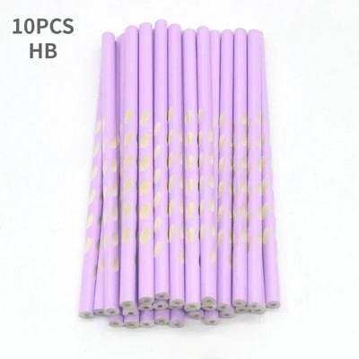 10τμχ Ξύλινο μολύβι Groove Triangle HB Μολύβι Διόρθωσης Στάσης Σχολικό Γραφείο Γραφείο Επαγγελματικό μολύβι σχεδίασης εξετάσεων