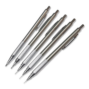 0,3/0,5/0,7/0,9/1,3/2,0 мм механичен молив офис училище писане изкуство рисуване инструменти метални автоматични моливи творчески канцеларски материали