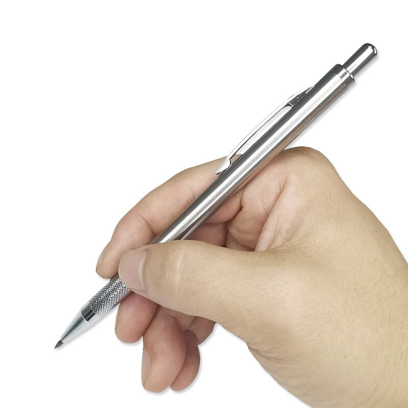 0,3/0,5/0,7/0,9/1,3/2,0 mm Mechaninis pieštukas Biuras Mokykla Rašymas Menas Tapybos įrankiai Metaliniai automatiniai pieštukai Kūrybinės raštinės reikmenys