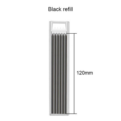 Tugev puusepapliiats koos teritaja komplektiga Sisaldab mehaanilisi pliiatseid Puidutöötlemise ehituspliiatsimarkeri täitmine pikk nina
