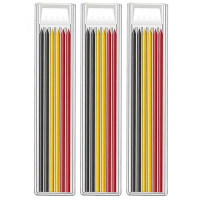 Tugev puusepapliiats koos teritaja komplektiga Sisaldab mehaanilisi pliiatseid Puidutöötlemise ehituspliiatsimarkeri täitmine pikk nina