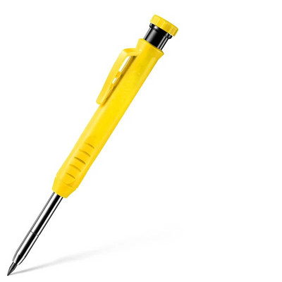 Tugev puusepapliiats koos teritaja komplektiga Sisaldab mehaanilisi pliiatseid Puidutöötlemise ehituspliiatsimarkeri täitmine pikk nina