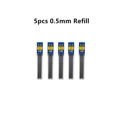 LLD 0,3 0,5 0,7 0,9 1,3 2,0 mm mehānisko zīmuļu komplekts Metāla māksla Zīmējums Glezniecība Automātisks zīmulis Biroja skolas rakstīšanas piederumi
