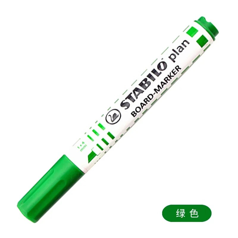 1 vnt. Stabilo 641 baltos lentos žymekliai Nutrinami spalvoti žymekliai Vandens pagrindu mokyklos biuro lentos lenta