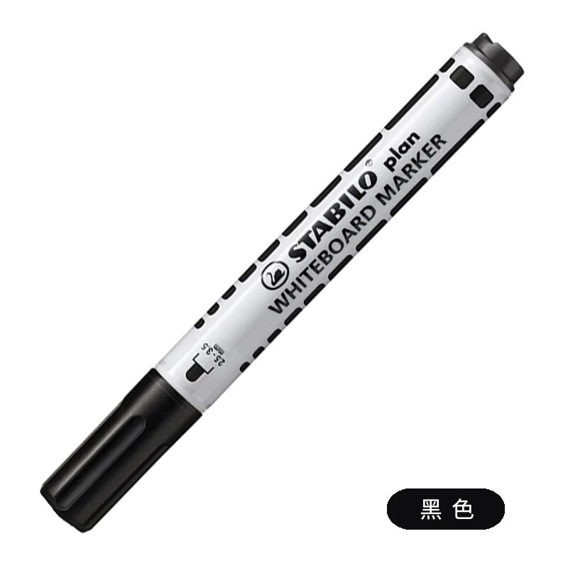 1 vnt. Stabilo 641 baltos lentos žymekliai Nutrinami spalvoti žymekliai Vandens pagrindu mokyklos biuro lentos lenta