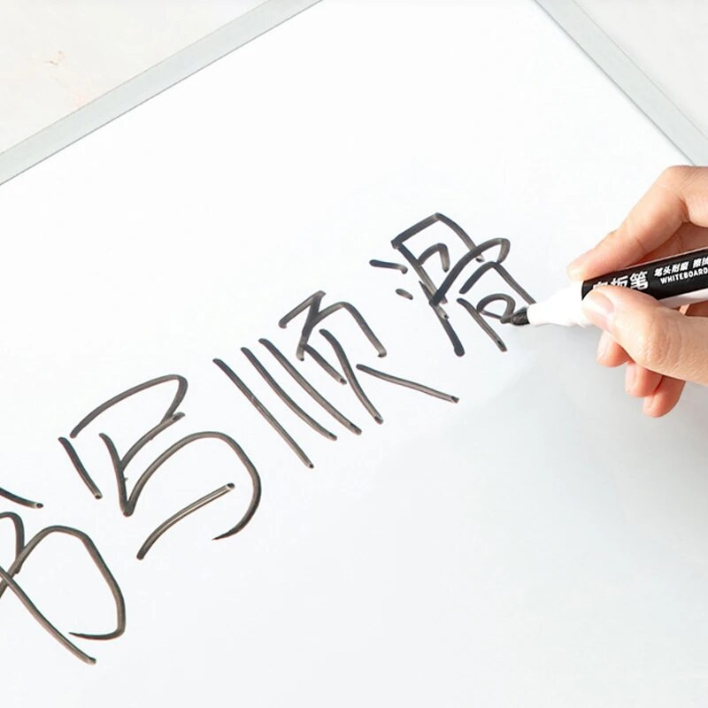 1,0 mm didelės talpos vandens pagrindu pagamintas ištrinamas lentos žymeklis juodas raudonas mėlynas rašalas Biuro susitikimų mokyklos mokytojų raštinės reikmenys