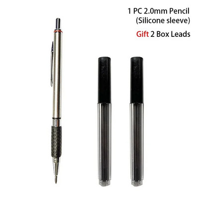 0,3 0,5 0,7 0,9 1,3 2,0 3,0 mm Mechanical Pencil Full Metal Art Drawing Ζωγραφική Αυτόματη στυλό Γραφείου Σχολική Χαρτικά