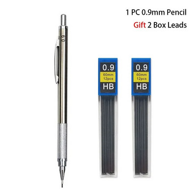 0,3 0,5 0,7 0,9 1,3 2,0 3,0 mm Mechanical Pencil Full Metal Art Drawing Ζωγραφική Αυτόματη στυλό Γραφείου Σχολική Χαρτικά
