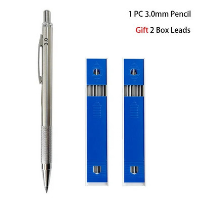 0,3 0,5 0,7 0,9 1,3 2,0 3,0 mm Mechanical Pencil Full Metal Art Drawing Ζωγραφική Αυτόματη στυλό Γραφείου Σχολική Χαρτικά
