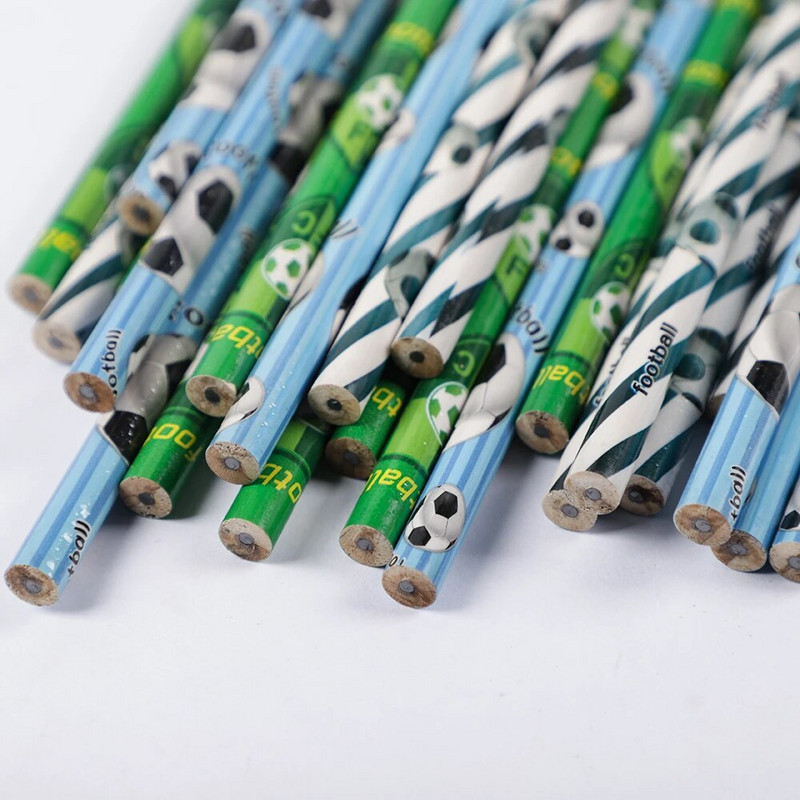 24 gab. Futbola tematiskā ballīšu gleznošana, rakstīšana HB zīmuļi bērniem zēnu dzimšanas dienas ballītei, dāvana atpakaļ uz skolu Pinata pildvielas