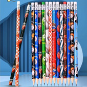 12 tk. Jalgpalliteemaline peomaal, kirjutamine HB pliiatsid lastele poiste sünnipäevapeo soodustused tagasi kooli kingitus Pinata täitematerjalid