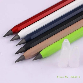 Πολύχρωμο μεταλλικό στυλό χωρίς μελάνι Αλουμίνιο Everlasting Pencil Μεταλλικό Σβήσιμο Μολύβι Αιώνιο Μολύβι Σχολικά Προμήθειες Γραφείου σπιτιού