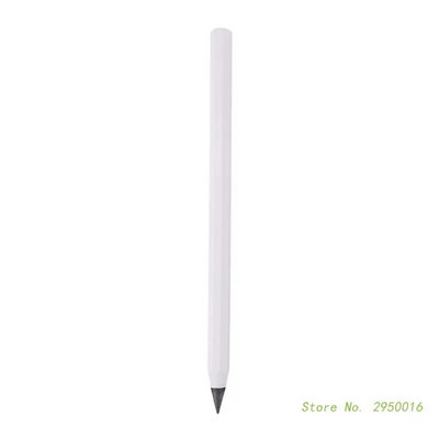 Krāsains metāla beztintes pildspalva alumīnija mūžīgais zīmulis, metālisks dzēšams pildspalvas mūžīgais zīmulis mājas biroja skolas piederumi