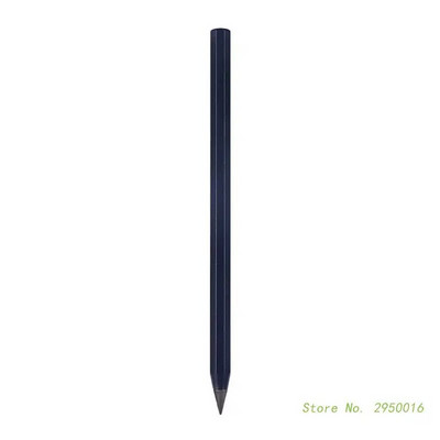 Krāsains metāla beztintes pildspalva alumīnija mūžīgais zīmulis, metālisks dzēšams pildspalvas mūžīgais zīmulis mājas biroja skolas piederumi