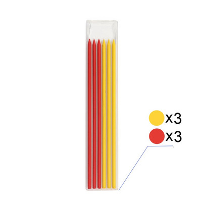 Čvrsta stolarska olovka sa šiljilom u 3 boje, punjenje za stolariju, pisar za označavanje, građevinski alati za obradu drveta, školski pribor