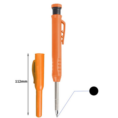 Čvrsta stolarska olovka sa šiljilom u 3 boje, punjenje za stolariju, pisar za označavanje, građevinski alati za obradu drveta, školski pribor