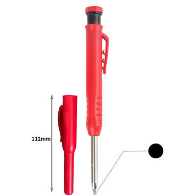 Čvrsta stolarska olovka sa šiljilom u 3 boje, punjenje za stolariju, pisar za označavanje, građevinski alati za obradu drveta, školski pribor