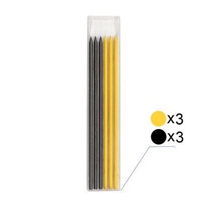 Čvrsta stolarska olovka sa šiljilom u 3 boje, punjenje za stolariju, pisar za označavanje, građevinski alati za obradu drveta, školski pribor