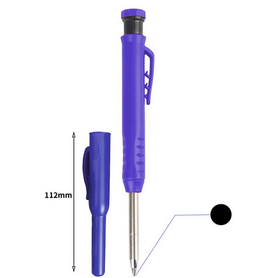 Čvrsta stolarska olovka sa šiljilom u 3 boje, punjenje za stolariju, pisar za označavanje, građevinski alati za obradu drveta, školski pribor