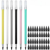 Infinity Pencil Inkless Forever Pencil Atkārtoti lietojams mūžīgs zīmulis rakstīšanai zīmēšanai Stacionāri biroja studentu skolas piederumi