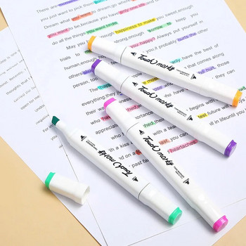 12 цвята набор от маркери за манга, миещи се във вода, химикалки за деца, канцеларски материали, рисуване, училищни артикули