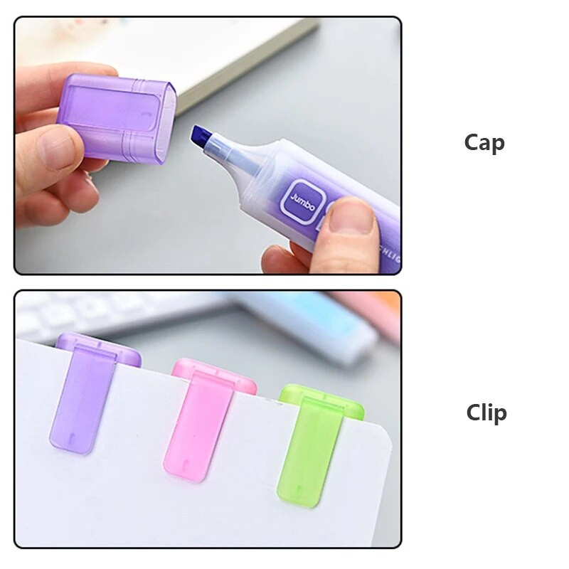6 krāsu marķieris Šķidrie marķieri Kawaii dāvanas studentiem, kas veic piezīmes Jauki gleznojumi Biroja piederumi Kancelejas piederumi