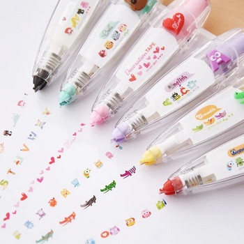 Kawaii Creative Curve Marker Pressing Lace Correction Tape Χαριτωμένη διακόσμηση με χαρακτηριστικές σημειώσεις Hand Account Highlighter