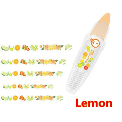 Kawaii radošās līknes marķieris, piespiežot mežģīņu koriģēšanas lentu, jauks dekors ar raksturīgām piezīmēm Rokas konta marķieris