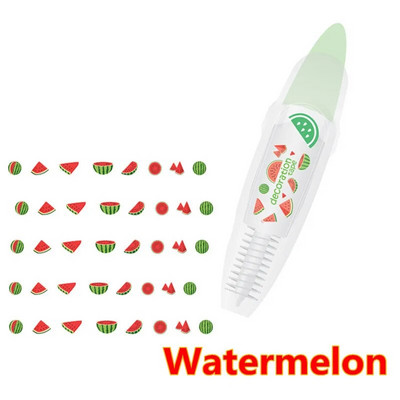 Kawaii radošās līknes marķieris, piespiežot mežģīņu koriģēšanas lentu, jauks dekors ar raksturīgām piezīmēm Rokas konta marķieris