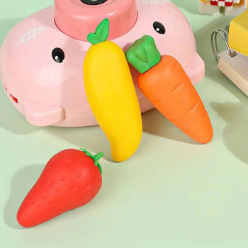 1 τεμ Lovely Fruit Pencil Eraser Catoon Strawberry Mango Carrot Rubber Erasers Φοιτητικά Γραφικά Σχολικά Είδη γραφείου Δώρα