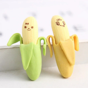4 τμχ/σετ New Creative Eraser Γόμα μολυβιού σε σχήμα μπανάνας σε σχήμα φρούτων για μαθητές δημοτικού Σχολικά είδη Βραβείο γραφικής ύλης