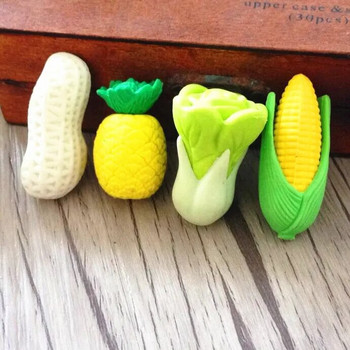 2 τεμ/παρτίδα Σχέδιο φρέσκων λαχανικών Μη τοξική γόμα Βραβείο δώρου μαθητών Παιδιά Learning Toys Σχολικά είδη