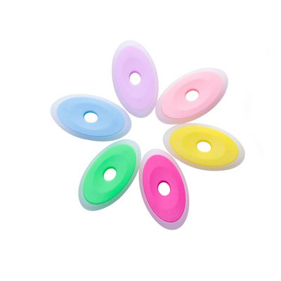 6 τμχ/Σετ Ουδέτερο Σβήσιμο Στυλό Ειδικό Λαστιχένιο Χρώμα Οβάλ Γόμα για Είδη Διόρθωσης Πέννας Σβέσιμο Τζελ Σχολικό Γραφείο