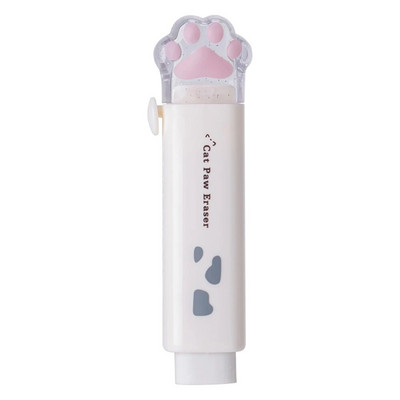 1vnt Kawaii Push-pull Design Cat Paw Nešiojama guminė trintukas Animacinių pieštukų trintukas Vaikams Žaislai Raštinės reikmenys Mokykliniai biuro reikmenys