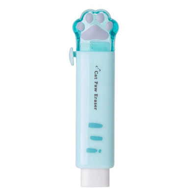 1vnt Kawaii Push-pull Design Cat Paw Nešiojama guminė trintukas Animacinių pieštukų trintukas Vaikams Žaislai Raštinės reikmenys Mokykliniai biuro reikmenys